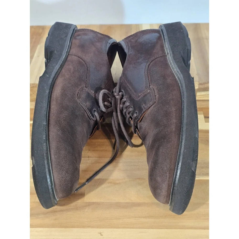 Rockport‎ Brown Suede Oxford Shoes Mens Size 8M Comfort Walking Casual Lace Up
